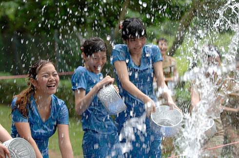 Cheerful Songkran Festival!